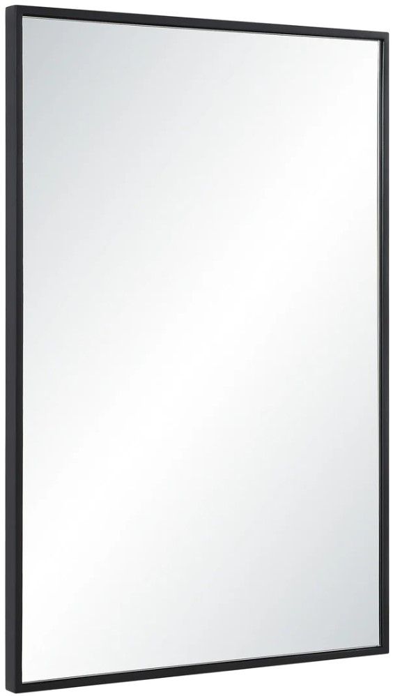Renwil® Agata Matte Black Accent Mirror-2