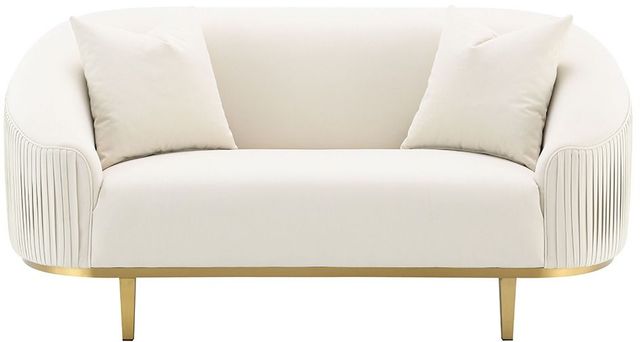 ACME Furniture Martina Ivory Loveseat -3