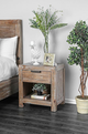 Furniture of America® Wynton Weathered Light Oak Nightstand-1
