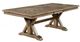 Furniture of America® Julia Light Oak Trestle Base Dining Table-0