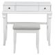 Linon Angela 2-Piece White Vanity Set-3