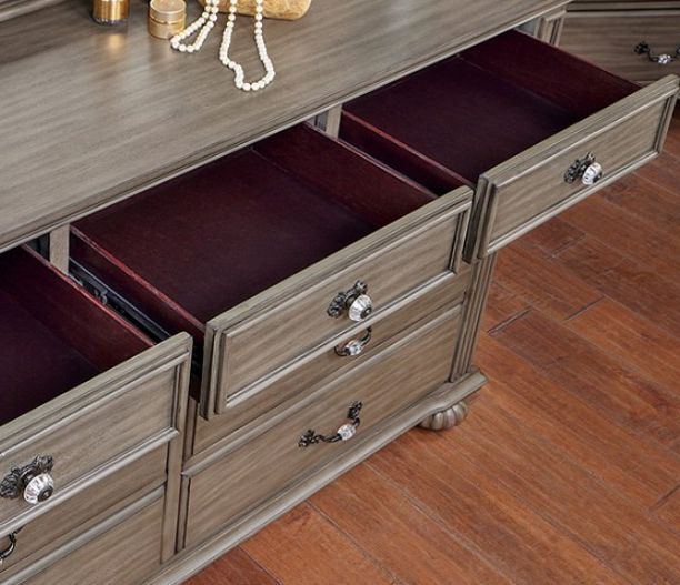 Furniture of America® Syracuse Gray Dresser-2