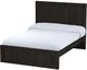 Crate Designs™ Furniture Espresso Queen Panel Bed-0