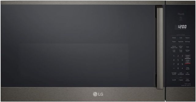 LG 1.8 Cu. Ft. PrintProof™ Black Stainless Steel Smart Over The Range Microwave with EasyClean®-0