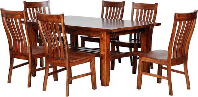 Napa Furniture Design Whistler Retreat 2-Piece Chestnut Side Chair Set-3