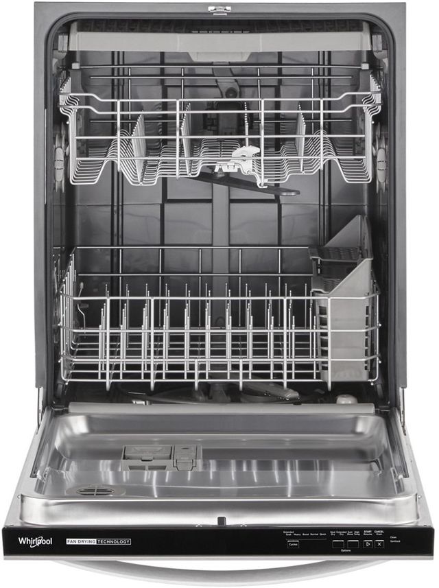 Whirlpool® 24" Fingerprint Resistant Stainless Steel Built In Dishwasher-1