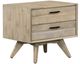 Armen Living Baly Grey Sandblast Summer Drawer Nightstand-0