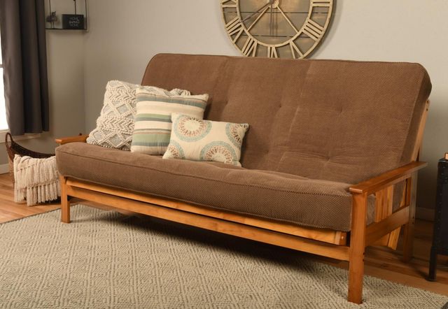 Kodiak Furniture Marmont Mocha 8" Coil Hinged Innerspring Queen Futon Mattress -2