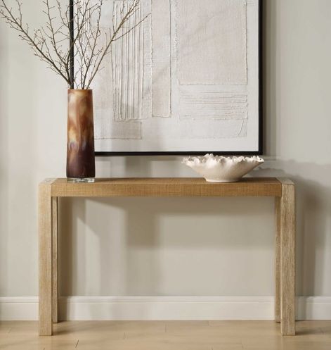 Uttermost® Bentley Grasscloth Console Table-1
