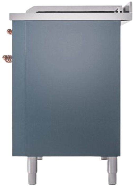 Ilve® Nostalgie II Series 48" Blue Grey Pro Style Dual Fuel Range-2