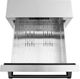 ZLINE Autograph Edition Touchstone 4.6 Cu. Ft. Stainless Steel Outdoor-Rated Refrigerator Drawers with Matte Black Handles-3
