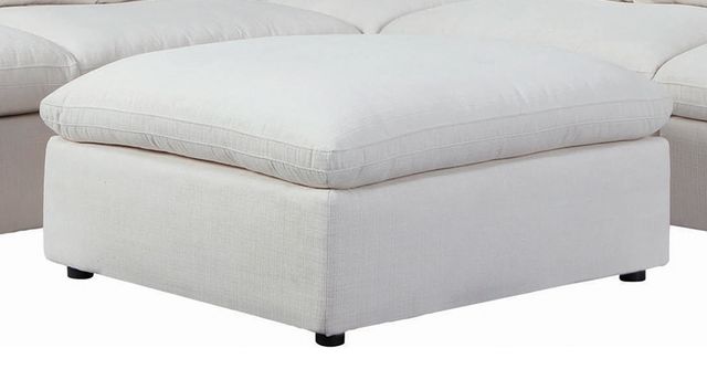 Coaster® Hobson Off-White Ottoman-0