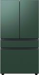 Samsung Bespoke 18" Emerald Green Steel French Door Refrigerator Top Panel-1