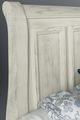 Vaughan-Bassett Rustic Hills Weathered White King Sleigh Headboard-4