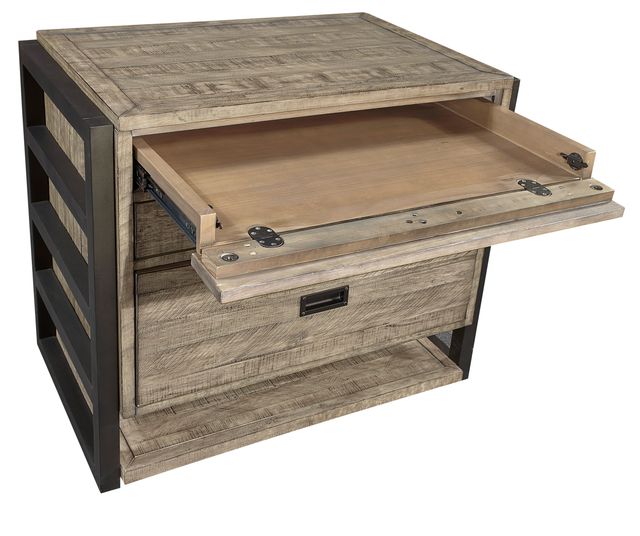 aspenhome® Grayson Cinder Grey File Cabinet-2