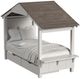Westwood Design Lodge Cookies/Cream Youth Twin Panel Storage Bed with Full Roof-0