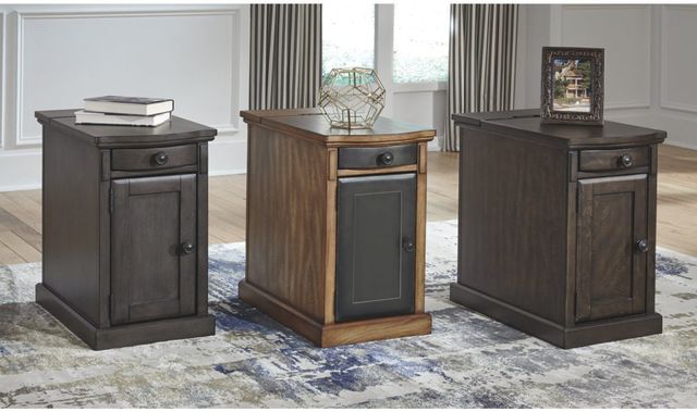 Signature Design by Ashley® Laflorn Gray Chairside End Table-3