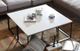 Diamond Sofa® Surface White Square Cocktail Table-1