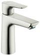 Hansgrohe Talis E Brushed Nickel 1.2 GPM Single-Hole Faucet with Pop-Up Drain-0