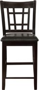 Coaster® Lavon 2-Piece Black Espresso Upholstered Counter Chairs-2