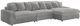Coaster® Blaine 3-Piece Fog Right-Arm Facing Sectional-0