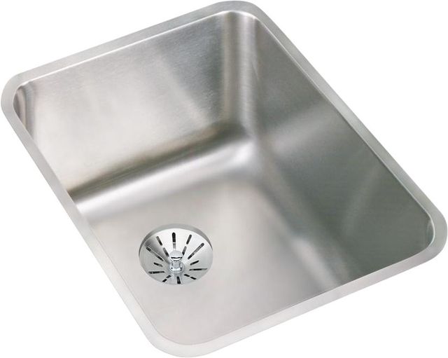 Elkay Lustertone® Classic Lustrous Satin 16-1/2" x 20-1/2" x 9-7/8" Single Bowl Undermount Sink with Perfect Drain®-0