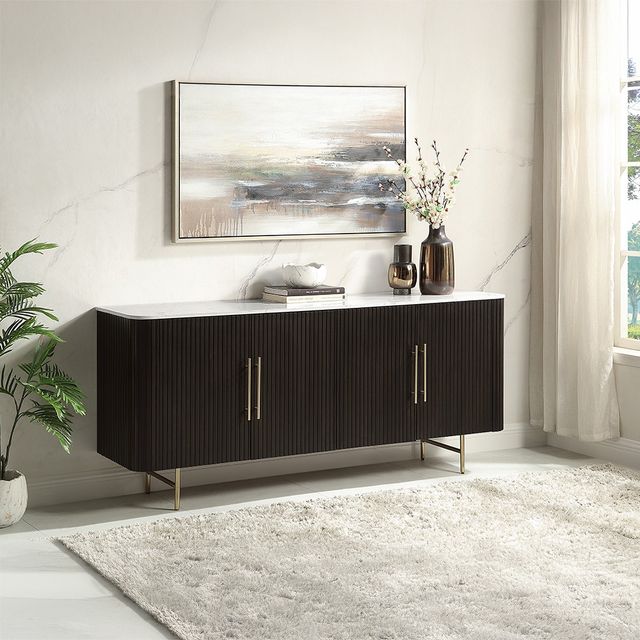 ACME Furniture Clayten Espresso/White Server-1