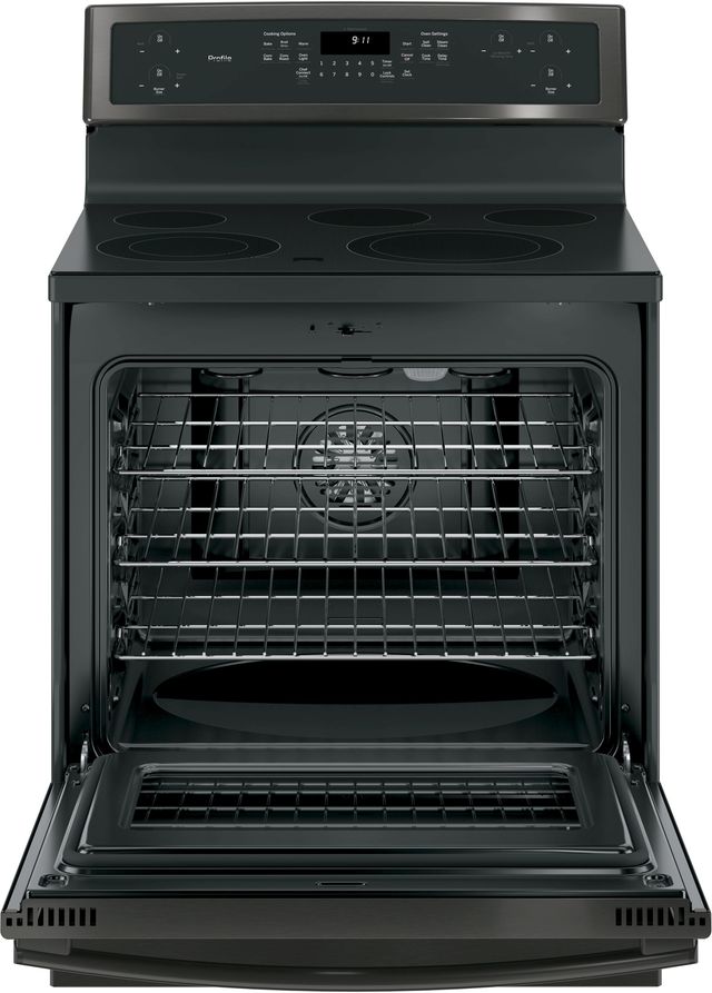 Clearance GE Profile™ 29.88" Black Stainless Steel Free Standing Electric Range-3