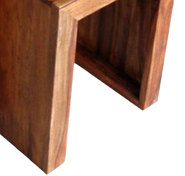 Jaipur Furniture Cube Range Brown 2-Piece Wooden Cube Nesting Table-2