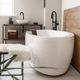 ZLINE Autograph Edition Emerald Bay Matte Black Bath Tub Filler with Hand Shower-2