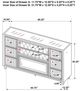 Coaster® Lorient Black LED Flame Box Dresser-2