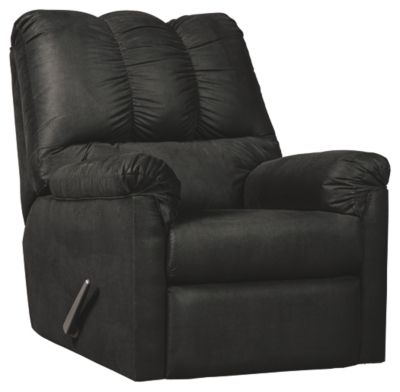 Signature Design by Ashley® Darcy Black Rocker Recliner-0