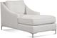 Braxton Culler Customizable Howell White Chaise Lounger-0