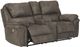 Benchcraft® Trementon Graphite Power Reclining Loveseat with Console-2
