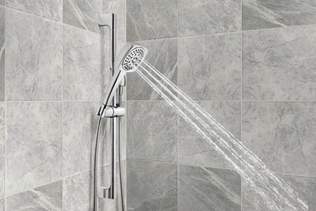 Peerless Ezra® Chrome Slide Bar with Hand Shower-1