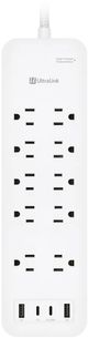 Ultralink Performance Surge Protector 10 AC Outlet + 4 USB-0