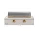 Caliber™ Rockwell Social 42" 2-Burner Antique White Built-In Natural Gas Grill with Brass Hardware-1