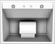 Vent-A-Hood® 30" White Wall Mounted Range Hood-3