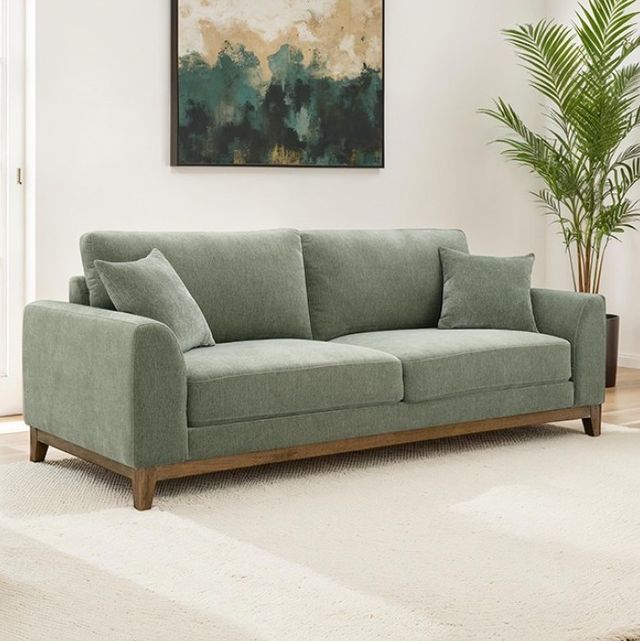 Furniture of America® Watton Olive Green Sofa-1