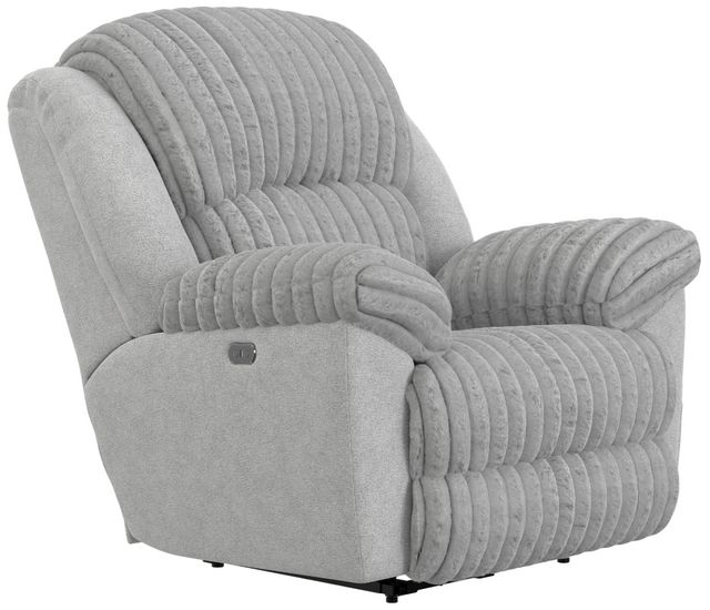 Catnapper® Shaggy Moonstruck Power Lay Flat Recliner with Zero Gravity