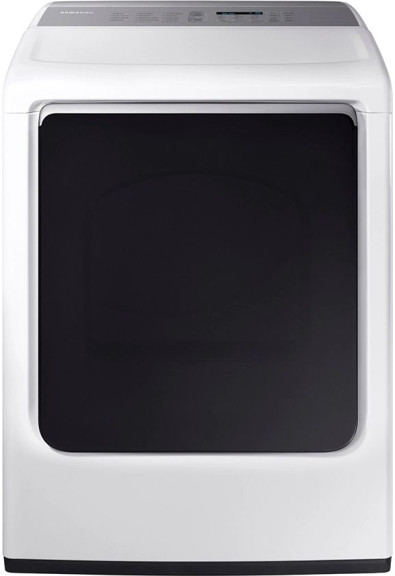 Samsung 7.4 Cu. Ft. White Front Load Electric Dryer-0