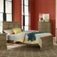 Westwood Design Pine Ridge Cashew Youth Full Panel Bed-1