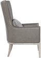 Hooker® Furniture CC Kyndall Guiltless Gray Club Chair with Accent Pillow-2