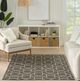 Nourison Home™ Horizon HOZ01 Charcoal 5'x7' Style 1 Area Rug-1