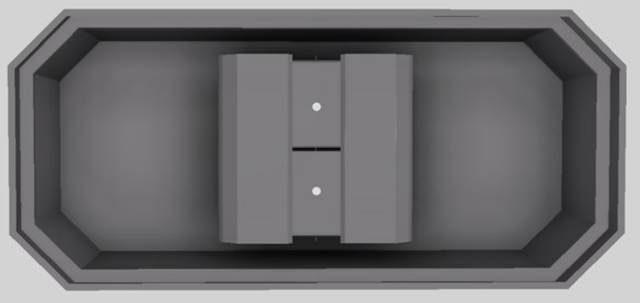 Vent-A-Hood® Designer Series 66" Gunsmoke Island Range Hood-3