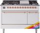 Ilve® Nostalgie II Series 48" Custom RAL Color Pro Style Dual Fuel Range-0