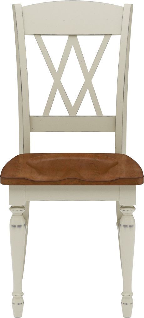 homestyles® Monarch 2-Piece Off-White Chairs-1