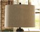 Signature Design by Ashley® Talar Clear/Bronze Glass Table Lamp-1