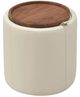 Palliser® Furniture Customizable Mingle Round Small Storage Ottoman with Table-0
