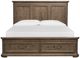 Magnussen Home® Adler Court Florentine Walnut Queen Panel Storage Bed-1